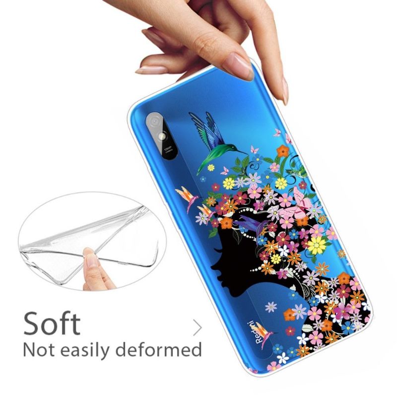 Mobilcover Xiaomi Redmi 9A Kolibriblomst