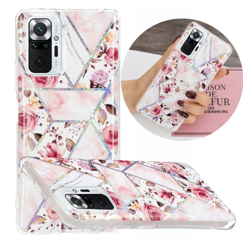 Cover Xiaomi Redmi Note 10 Pro Blomster Geometri