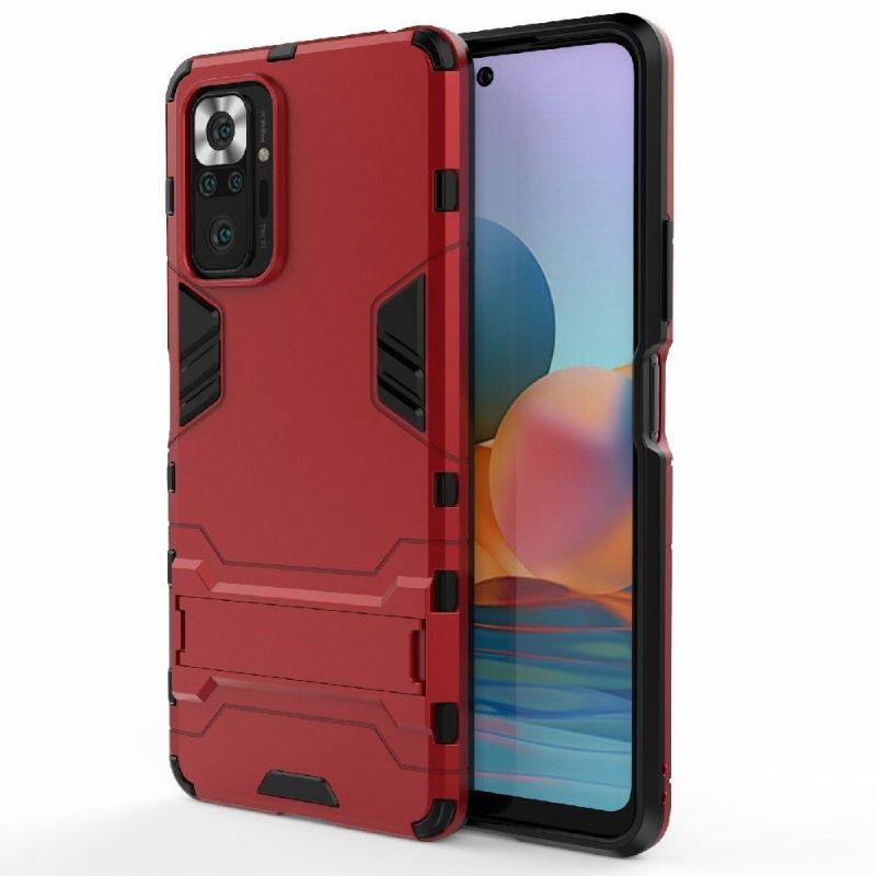 Cover Xiaomi Redmi Note 10 Pro Cool Guard Med Integreret Stativ