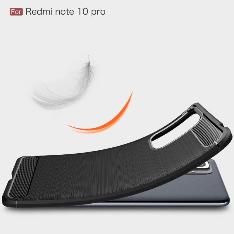 Cover Xiaomi Redmi Note 10 Pro Fleksibel Børstet Effekt