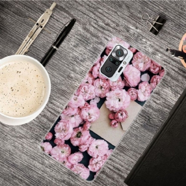 Cover Xiaomi Redmi Note 10 Pro Lyserød Blomst