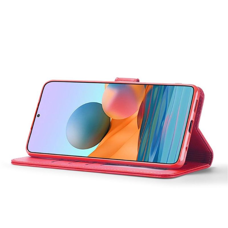 Etui Xiaomi Redmi Note 10 Pro Flip Cover Lædereffekt Lc.imeeke