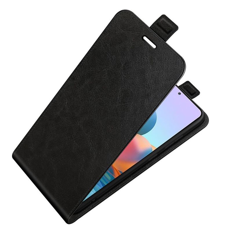 Etui Xiaomi Redmi Note 10 Pro Flip Cover Lodret Imiteret Læder