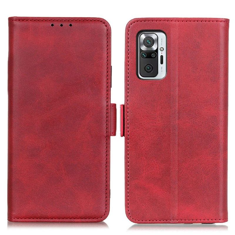 Etui Xiaomi Redmi Note 10 Pro Punge Etui Mat Lædereffekt Cover