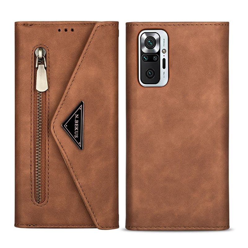 Flip Cover Xiaomi Redmi Note 10 Pro Anti-fald Punge Etui Lædereffekt N.bekus