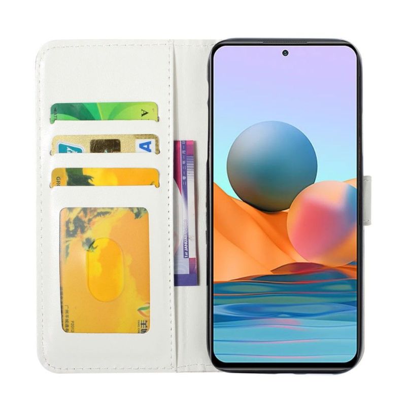 Flip Cover Xiaomi Redmi Note 10 Pro Farvede Sommerfugle