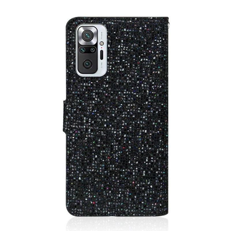 Flip Cover Xiaomi Redmi Note 10 Pro Hemming Glitterkortholder