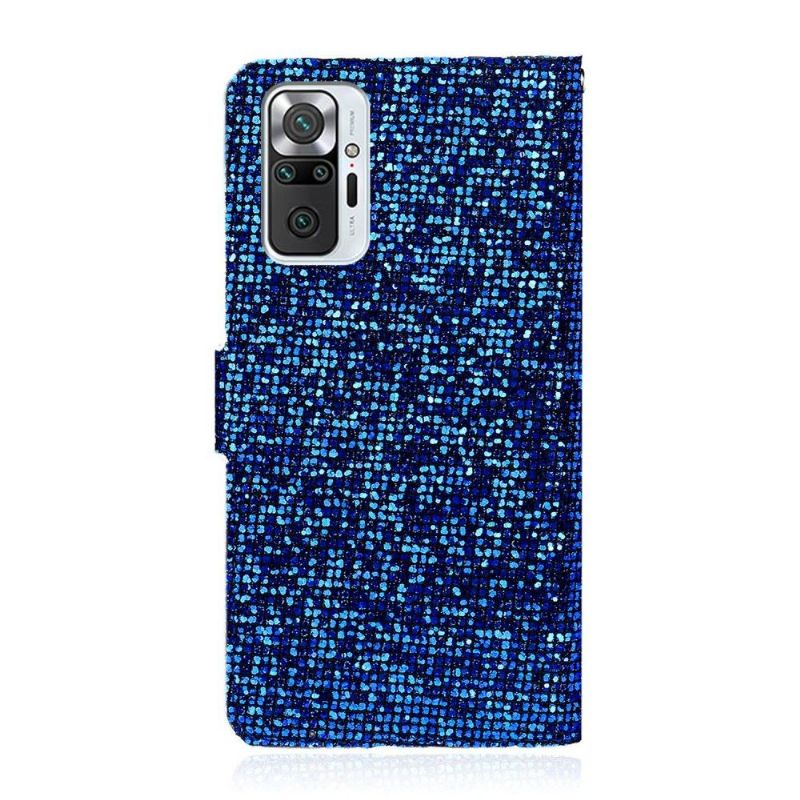 Flip Cover Xiaomi Redmi Note 10 Pro Hemming Glitterkortholder