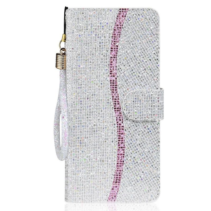 Flip Cover Xiaomi Redmi Note 10 Pro Hemming Glitterkortholder