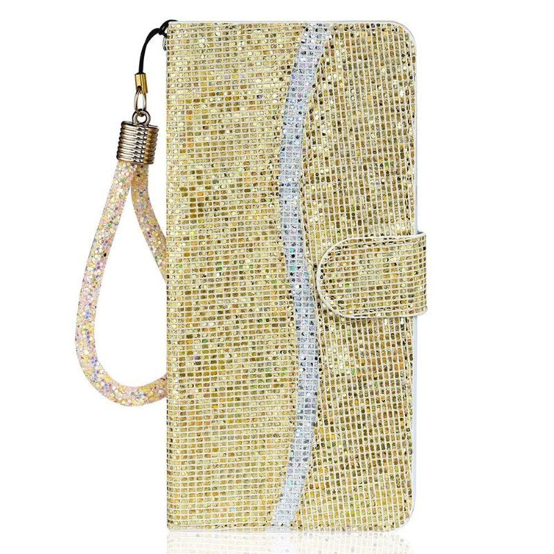 Flip Cover Xiaomi Redmi Note 10 Pro Hemming Glitterkortholder