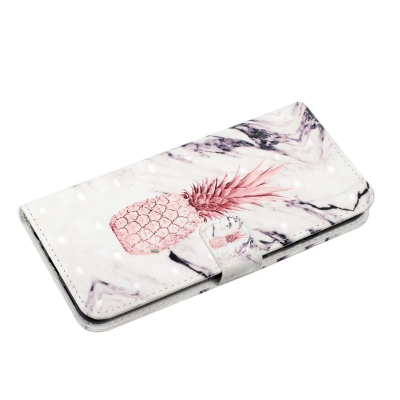 Flip Cover Xiaomi Redmi Note 10 Pro Lyserød Ananas