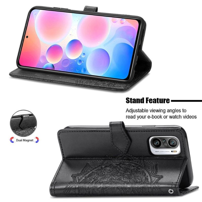 Flip Cover Xiaomi Redmi Note 10 Pro Relief Mandala