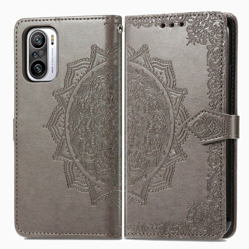 Flip Cover Xiaomi Redmi Note 10 Pro Relief Mandala