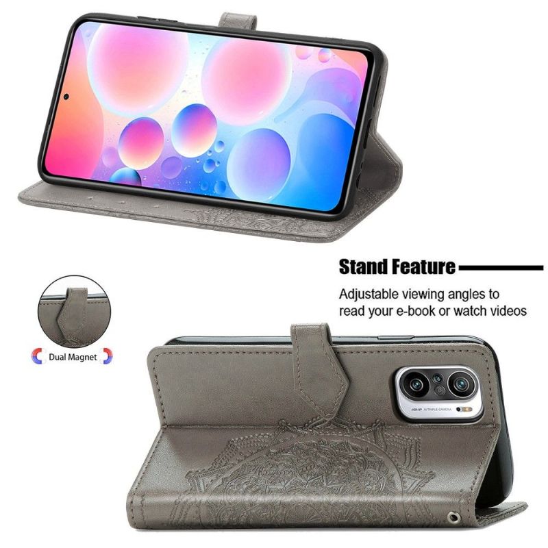 Flip Cover Xiaomi Redmi Note 10 Pro Relief Mandala