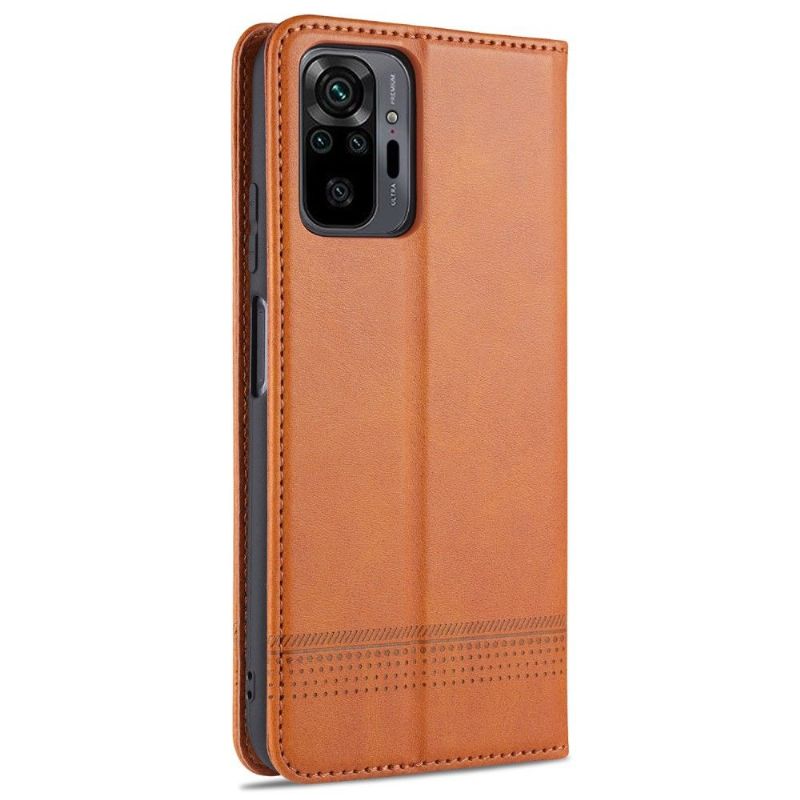 Læder Cover Xiaomi Redmi Note 10 Pro Original Azns Kunstlæder