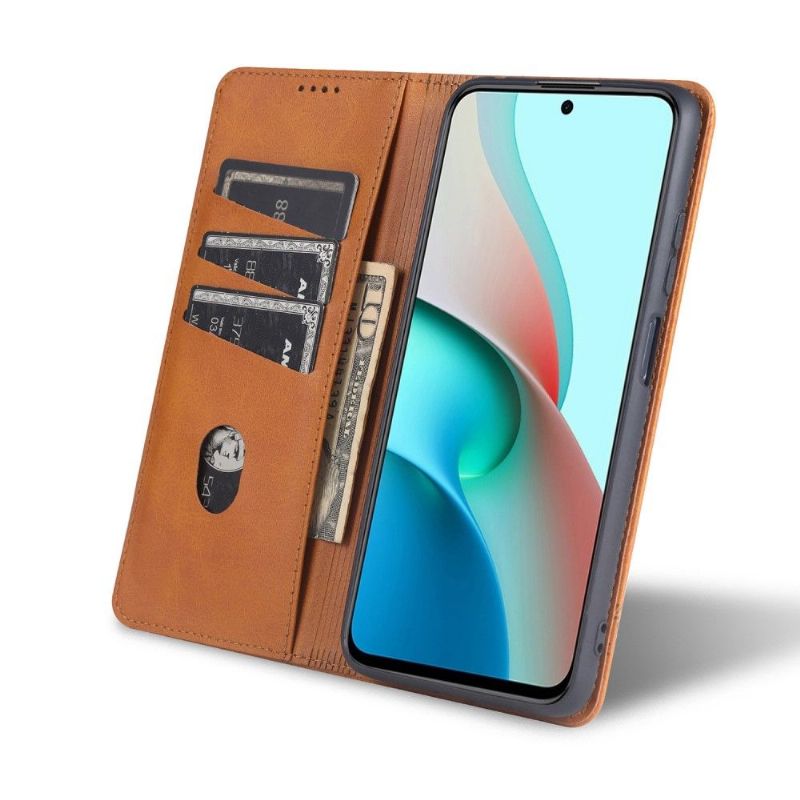 Læder Cover Xiaomi Redmi Note 10 Pro Original Azns Kunstlæder