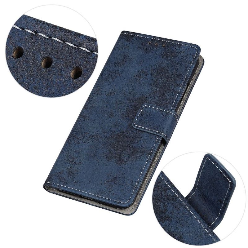 Læder Cover Xiaomi Redmi Note 10 Pro Original Cyrius Kunstlæder Vintage