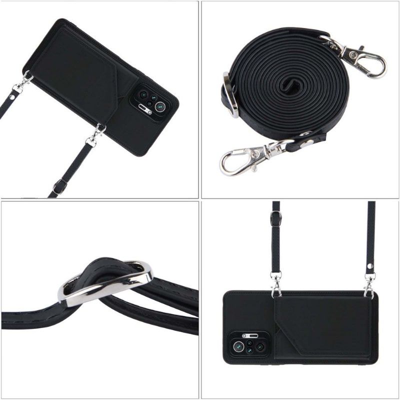 Mobilcover Xiaomi Redmi Note 10 Pro Original Aude Multi-compartment Lanyard