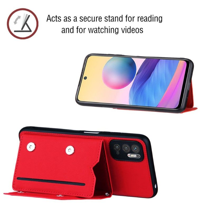 Cover Xiaomi Redmi Note 10 5G / Poco M3 Pro Aude Multi-compartment Lanyard