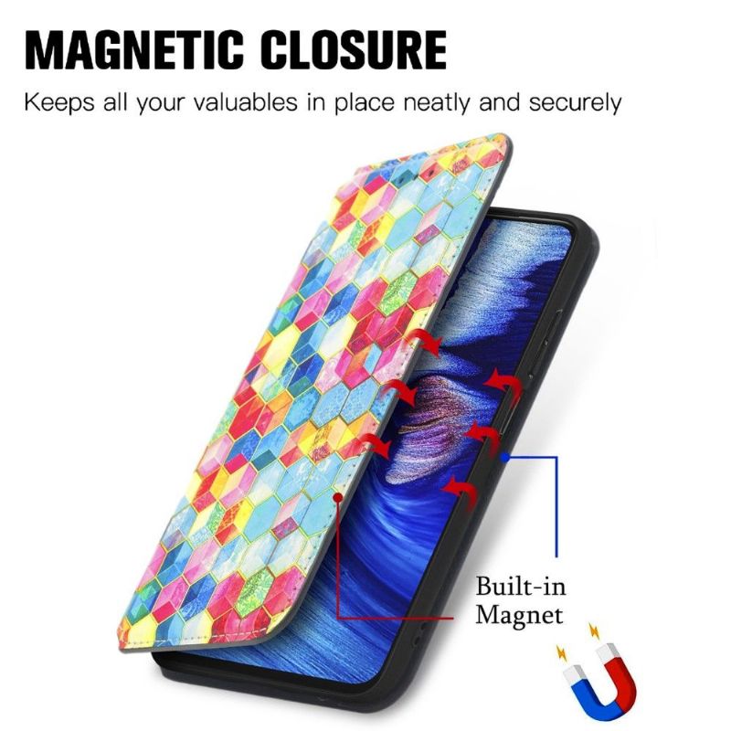 Flip Cover Xiaomi Redmi Note 10 5G / Poco M3 Pro 3d Terning