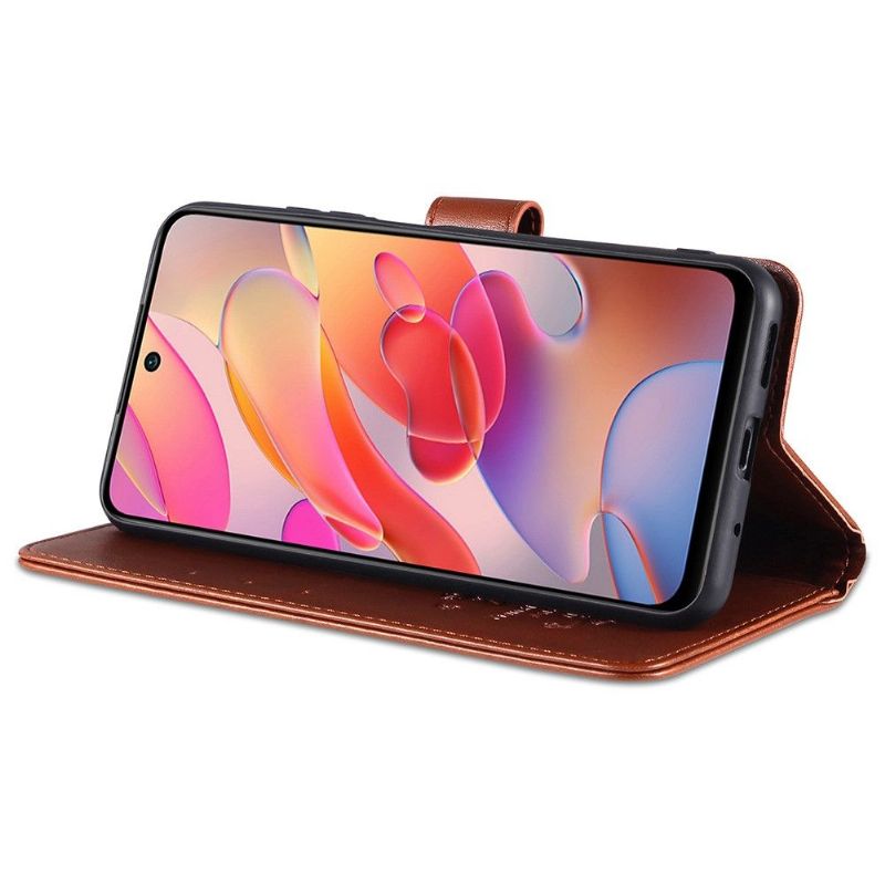 Flip Cover Xiaomi Redmi Note 10 5G / Poco M3 Pro Azns Kunstlæder