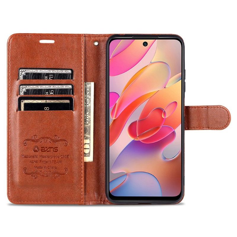 Flip Cover Xiaomi Redmi Note 10 5G / Poco M3 Pro Azns Kunstlæder