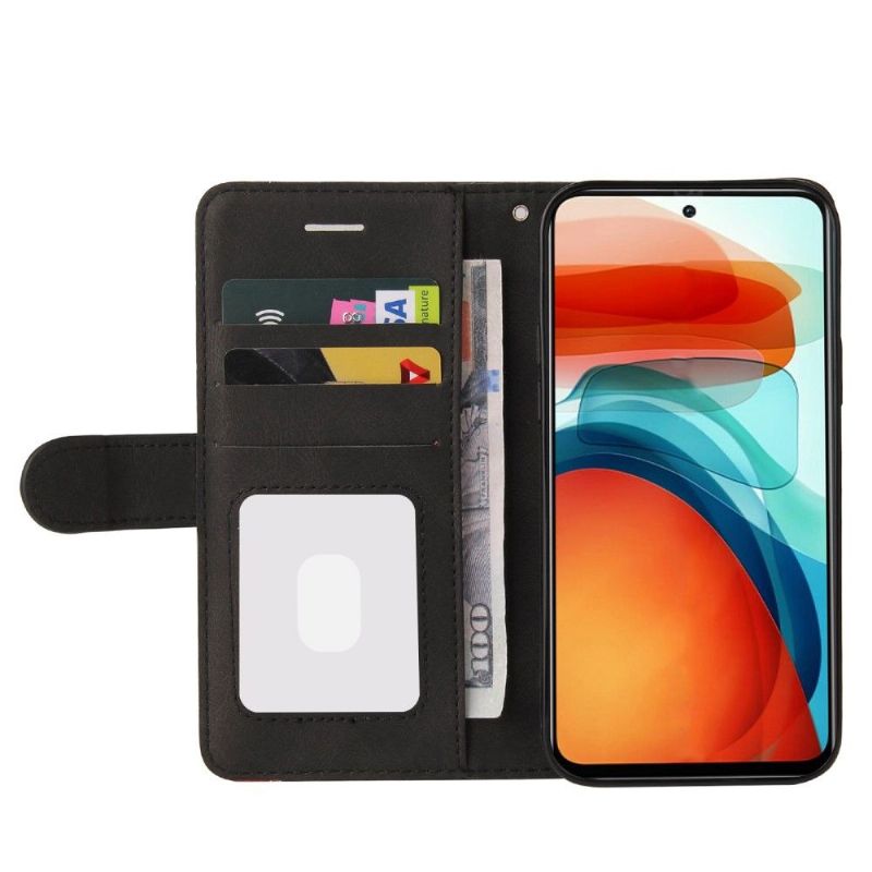 Flip Cover Xiaomi Redmi Note 10 5G / Poco M3 Pro Bicolor Kunstnerisk