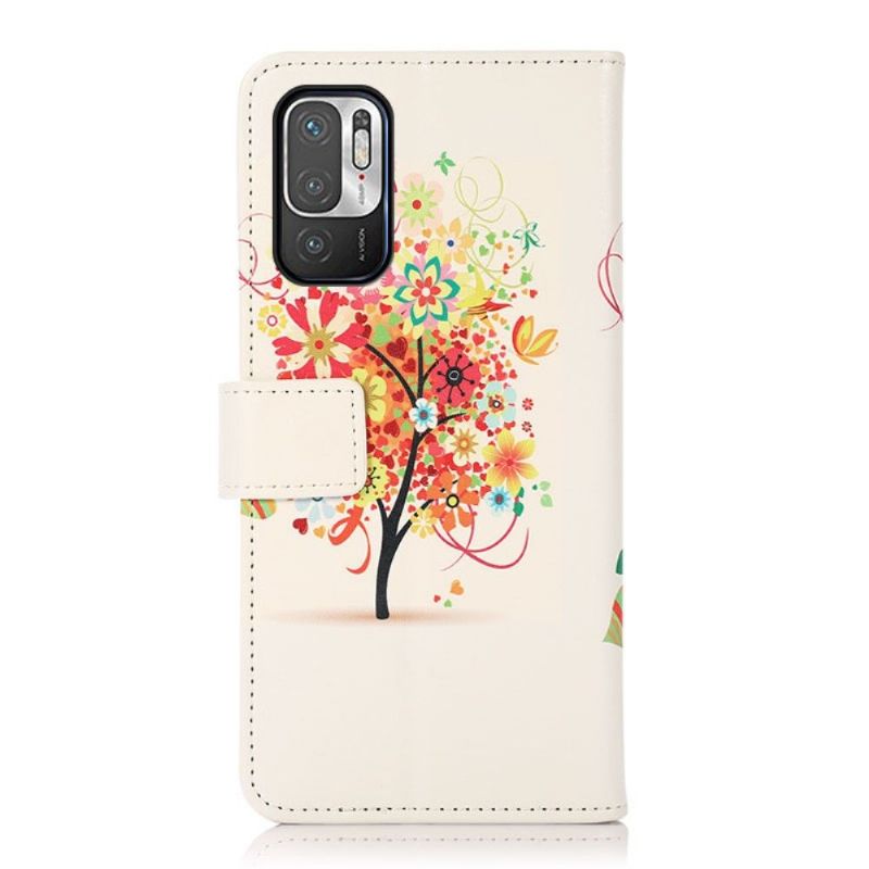 Flip Cover Xiaomi Redmi Note 10 5G / Poco M3 Pro Blomstertræ