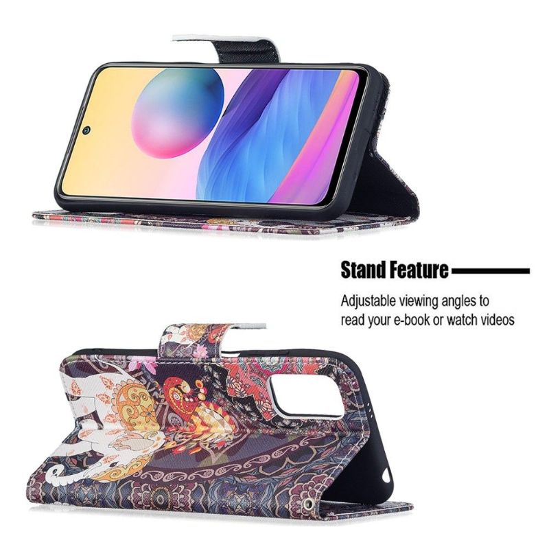 Flip Cover Xiaomi Redmi Note 10 5G / Poco M3 Pro Elefantmønstre