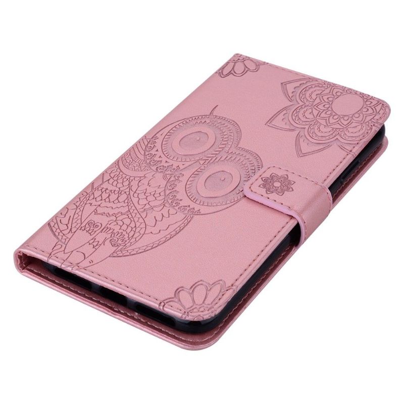 Flip Cover Xiaomi Redmi Note 10 5G / Poco M3 Pro Hemming Præget Ugle