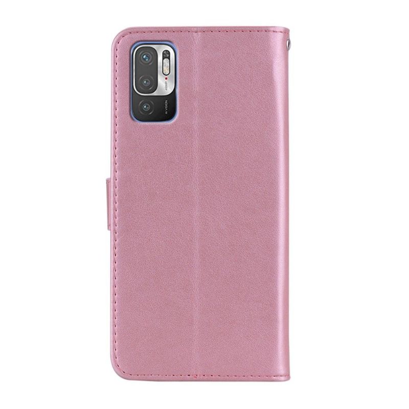 Flip Cover Xiaomi Redmi Note 10 5G / Poco M3 Pro Hemming Præget Ugle