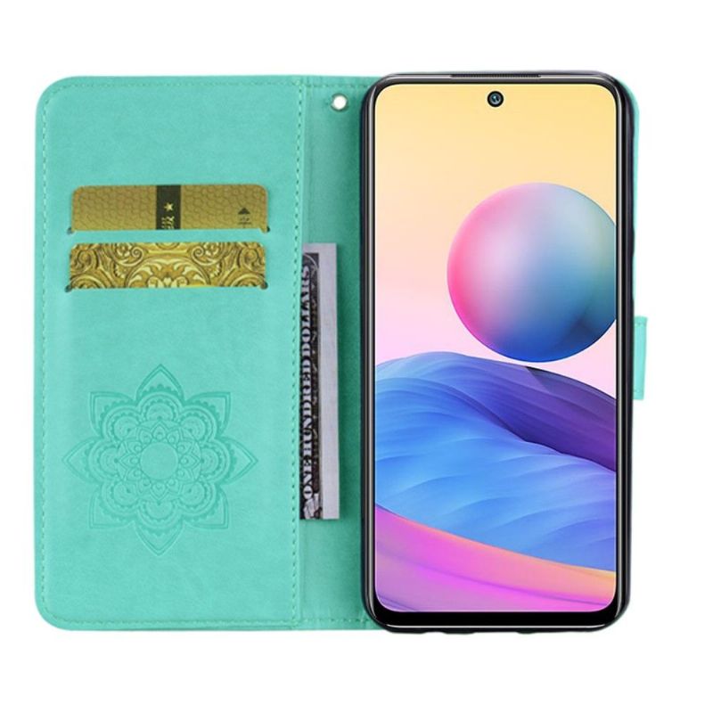 Flip Cover Xiaomi Redmi Note 10 5G / Poco M3 Pro Hemming Præget Ugle