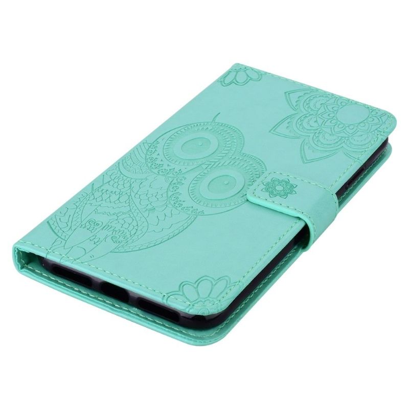 Flip Cover Xiaomi Redmi Note 10 5G / Poco M3 Pro Hemming Præget Ugle