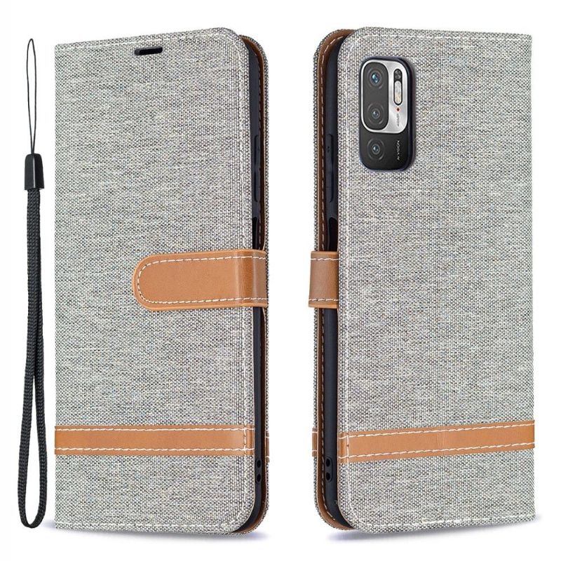 Flip Cover Xiaomi Redmi Note 10 5G / Poco M3 Pro Hemming Stofbetræk