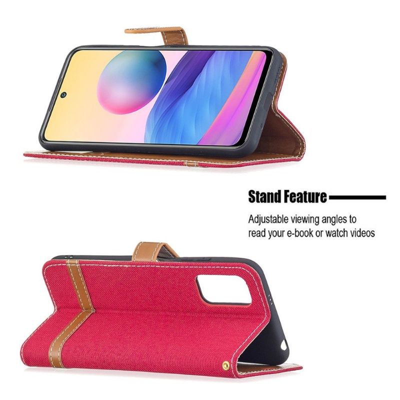 Flip Cover Xiaomi Redmi Note 10 5G / Poco M3 Pro Hemming Stofbetræk