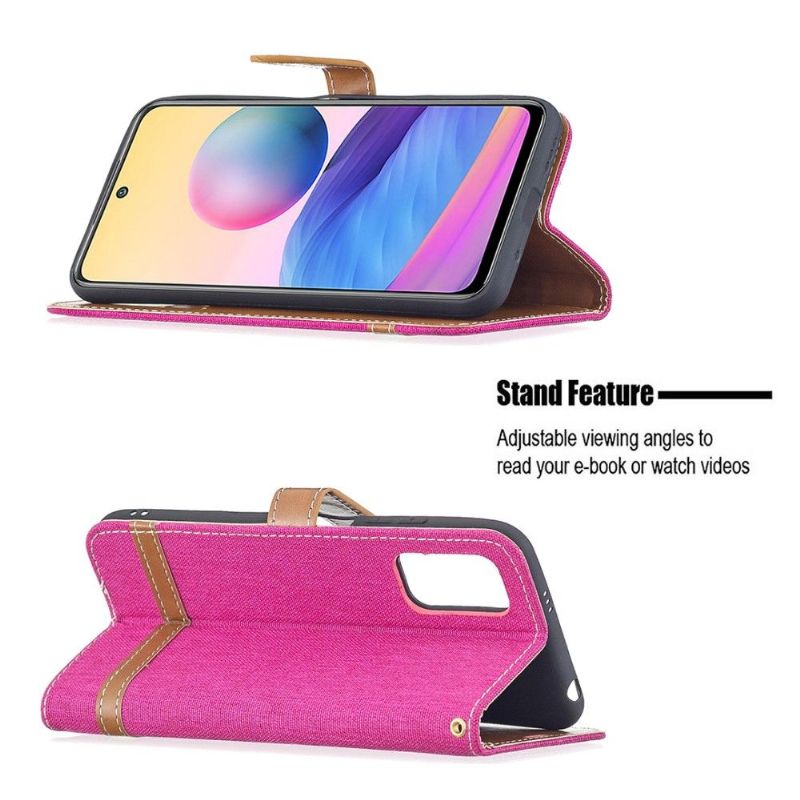 Flip Cover Xiaomi Redmi Note 10 5G / Poco M3 Pro Hemming Stofbetræk