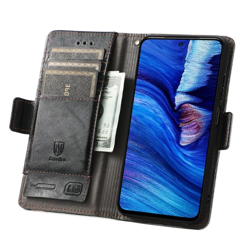 Flip Cover Xiaomi Redmi Note 10 5G / Poco M3 Pro Læder Cover Flip Business