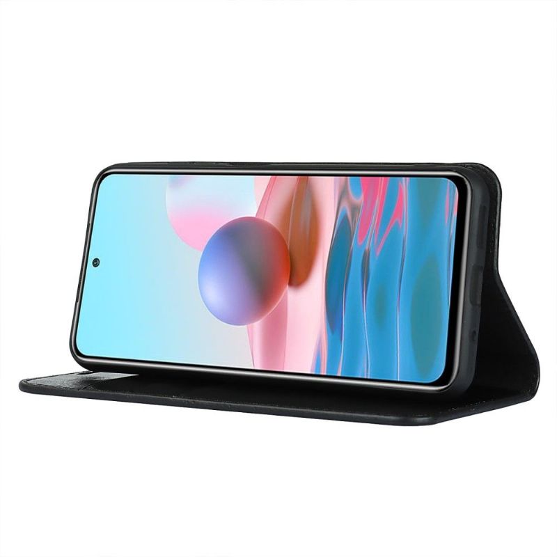 Flip Cover Xiaomi Redmi Note 10 5G / Poco M3 Pro Læderkortholder Støttefunktion