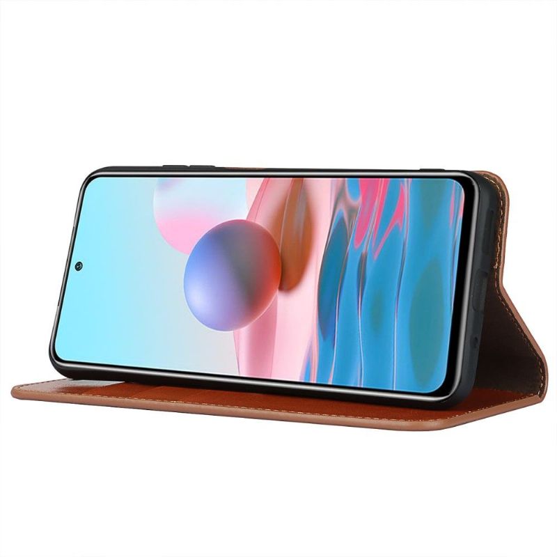 Flip Cover Xiaomi Redmi Note 10 5G / Poco M3 Pro Læderkortholder Støttefunktion