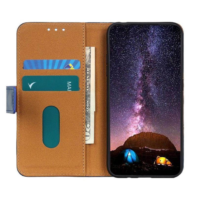 Flip Cover Xiaomi Redmi Note 10 5G / Poco M3 Pro Melody Leather Effect Support Funktion