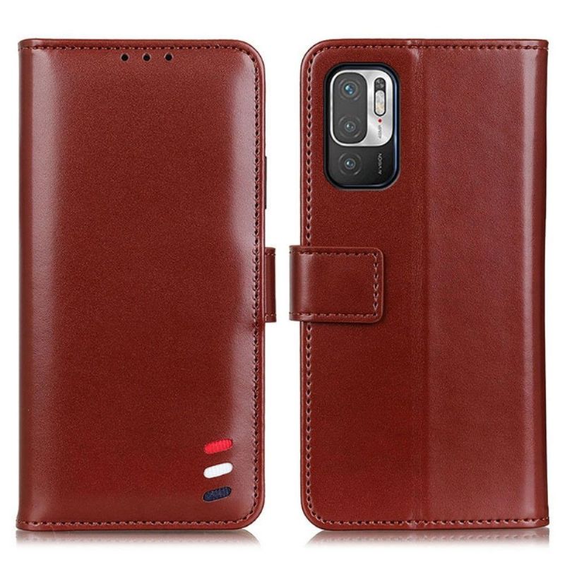 Flip Cover Xiaomi Redmi Note 10 5G / Poco M3 Pro Melody Leather Effect Support Funktion