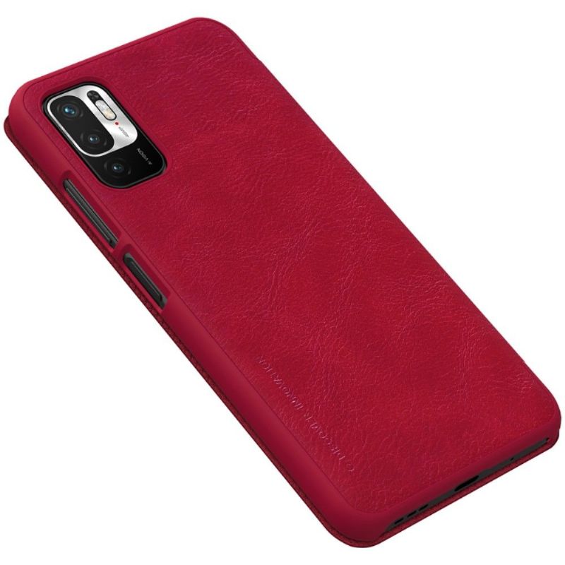 Flip Cover Xiaomi Redmi Note 10 5G / Poco M3 Pro Qin Series Lædereffekt