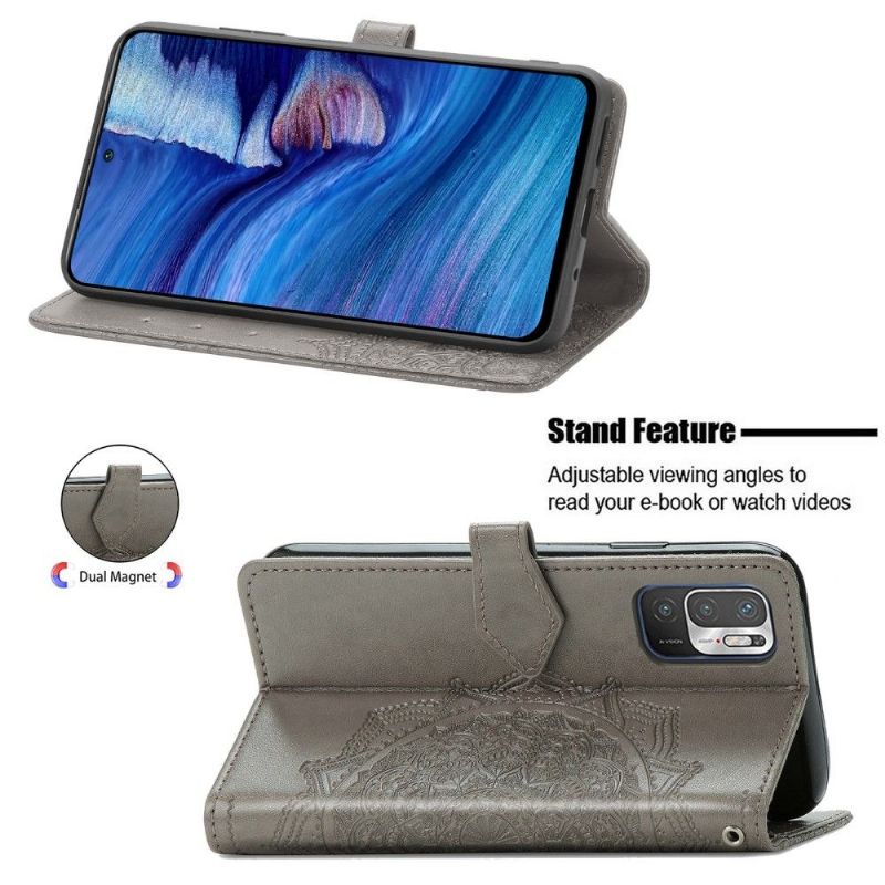 Flip Cover Xiaomi Redmi Note 10 5G / Poco M3 Pro Relief Mandala