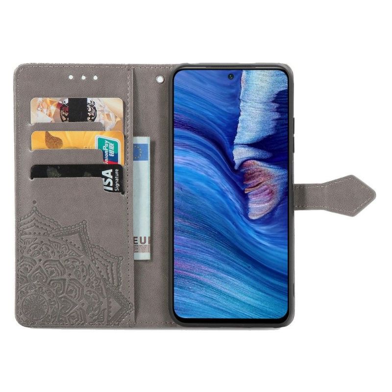 Flip Cover Xiaomi Redmi Note 10 5G / Poco M3 Pro Relief Mandala