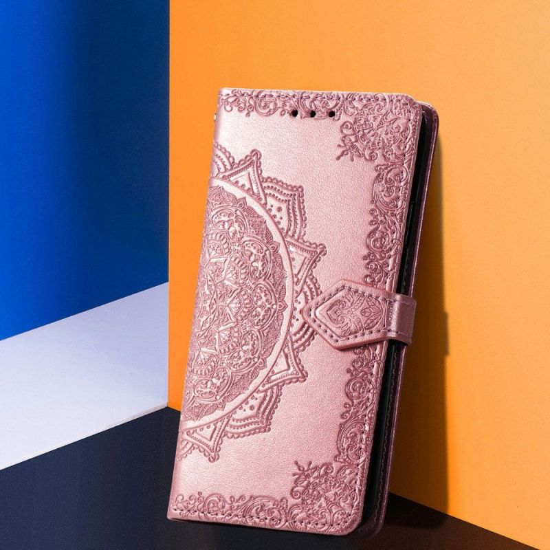 Flip Cover Xiaomi Redmi Note 10 5G / Poco M3 Pro Relief Mandala