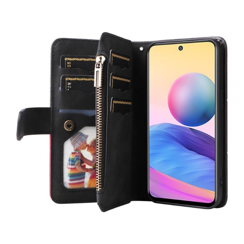 Læder Cover Xiaomi Redmi Note 10 5G / Poco M3 Pro Original Bicolor Artistic 002 Series