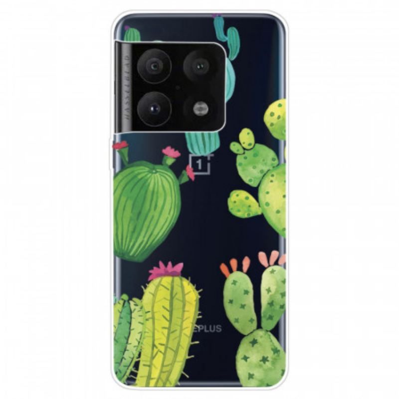 Cover OnePlus 10 Pro 5G Akvarel Kaktusser