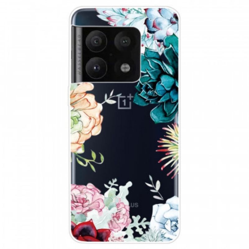 Cover OnePlus 10 Pro 5G Sømløse Akvarelblomster