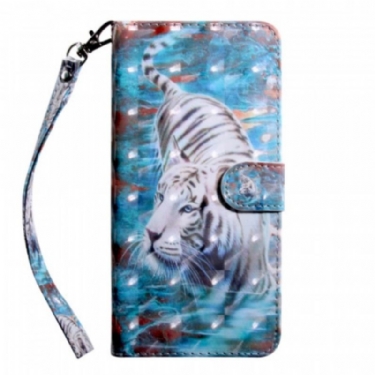 Flip Cover OnePlus 10 Pro 5G Med Snor Thong Tiger