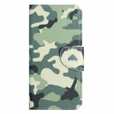 Flip Cover Poco X5 5G Med Snor Strappy Camouflage